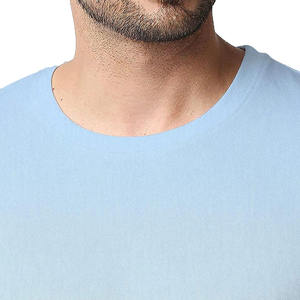 Nueva llegada 2025, venta al por mayor, camiseta transpirable ecológica de alta calidad para hombre, poliéster/algodón, ajuste Regular, manga corta de verano - Product Image 6