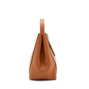 Sac à bandoulière pour femme en cuir véritable avec une seule sangle, doublure en polyester et fermeture éclair - Product Image 2