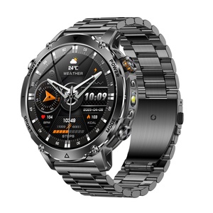 Reloj Inteligente para Hombre AK106 con Correa de Acero Inoxidable, Resistente al Agua IP68, Llamadas por Bluetooth, Monitor de Actividad Física, Batería de 1400 mAh con Duración de 5-10 Días - Product Image 1