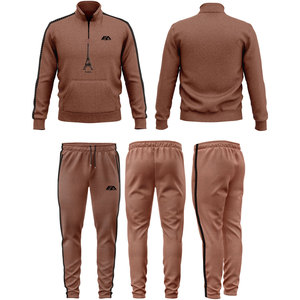 ชุดวอร์มผ้าฝ้ายขนแกะสำหรับวิ่งชุดออกกำลังกายแบบลำลองชุดครอปไซส์ใหญ่ชุดออกกำลังกาย100% ผลิต - Product Image 2