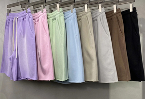 Pantalones cortos de chándal de algodón para hombre, ropa deportiva informal holgada para correr, gimnasio, entrenamiento, estampado atlético con bolsillos, novedad - Product Image 5