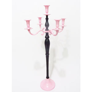Candelabro Moderno de Estilo Nórdico de Dos Tonos, Diseño Antiguo, de Aluminio, con 5 Brazos, Decoración Navideña Elegante para Bodas, Diseño Colorido - Product Image 1