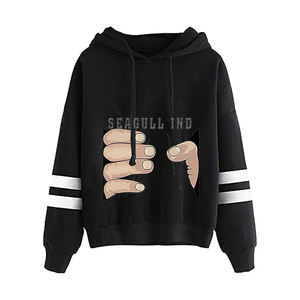 เสื้อฮู้ดถักแขนยาวสำหรับผู้หญิงเสื้อมีฮู้ดปักลายหัวใจเสื้อวอร์มลำลองด้านหน้าแขนยาวสีพื้น3D - Product Image 2