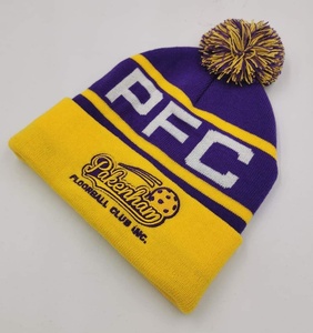 Gorro de Jacquard acrílico 100% unisex, gorro de invierno de punto suave, logotipo personalizado en relieve con puntos a la moda, gran oferta, ropa de negocios para la playa - Product Image 3