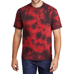 T-shirt Tie Dye de haute qualité avec propre logo personnalisé pour hommes T-shirt à manches courtes et col rond à séchage rapide avec design personnalisé - Product Image 1