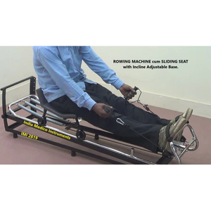 Máquina de remo de base ajustable con asiento deslizante Accesorio de equipo de fitness - Product Image 5