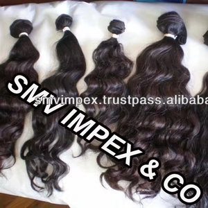 100% naturel cuticule aligné indien cheveux bruts en vrac ondulé bouclés tissage cheveux un donneur naturel Extensions de cheveux humains - Product Image 6