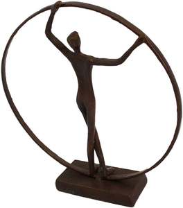 Table Top Penseur Ornements Art Sculpture Et Figures Moderne À La Main En Aluminium Argent Finition Table Décorée Sculpture. - Product Image 2