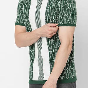 Camiseta de algodón 100% de alta calidad con cuello redondo para hombre, Camiseta ajustada de moda con estilo de alta calidad para hombre - Product Image 3