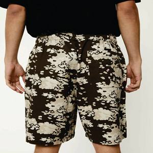 กางเกงขาสั้นผู้ชายกางเกงครอปทรงหลวมสไตล์สตรีทกางเกงกีฬากางเกงลำลองทรงหลวมผ้าถัก - Product Image 4