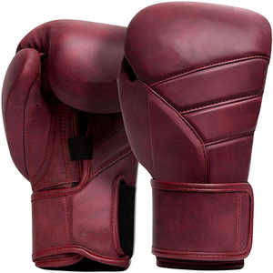 Gants de boxe lacets de Style mexicain professionnel gants de boxe en peau de vache équipements de boxe professionnels gants de combat en gros - Product Image 3