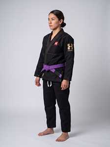 Kimono de Jiu-Jitsu noir, broderie tatouage tigre japonais, OEM personnalisé, tissage perlé 450 GSM, fabricant en gros - Product Image 4