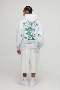 Sweats à capuche imprimés de coupe régulière avec un poids en tissu de 350g Sweat à capuche pull en coton et polyester solide Sweat à capuche de grande taille Logo personnalisé - Product Image 3