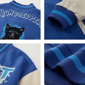 Nouvelle veste d'hiver Letterman de baseball personnalisée pour adultes et jeunes, toutes les couleurs disponibles, veste universitaire avec logo avant pour hommes - Product Image 3