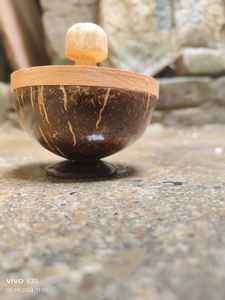 Bols en bambou écologiques sur mesure avec couvercle, 100 ml, finition craquelée, style américain, pour la revente de cosmétiques, rentrée scolaire - Product Image 3