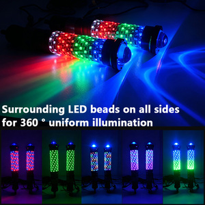 Luces de Antena de 1 Pie con Control Remoto por Aplicación, 360 °   Luces Láser RGB en Espiral para Todoterreno, Luces Láser RGB para Polaris Rzr Maverick - Product Image 2