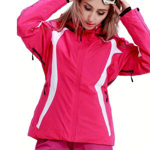 Chaqueta de Esquí y Snowboard Personalizada de Alta Calidad para Mujer, Cortavientos, Impermeable, de Secado Rápido, Transpirable, con Cremallera, 100% Poliéster - Product Image 1