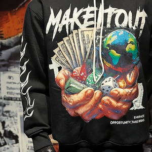 Sudadera con Capucha Corta Extra Grande de Nuevo Diseño, Unisex, con Logotipo Personalizado, Fabricante de Sudaderas con Capucha de Algodón Personalizadas para Hombre, Sudadera con Capucha Estampada Personalizada de 500 g/m² - Product Image 4