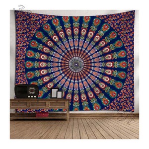 Tapiz estampado bohemio para colgar en la pared, tapiz grande con estampado personalizado de Mandala bohemio - Product Image 1