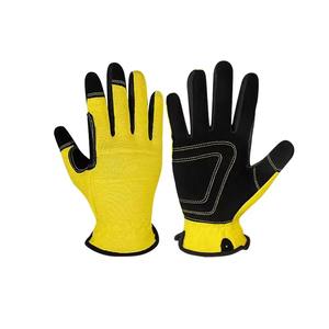 Nouveaux gants de mécanicien de vêtements de sécurité de la meilleure qualité pour hommes et gants de sécurité mécaniques en cuir teints en couleur unie pour l'hiver - Product Image 5