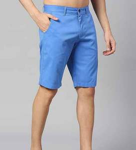 Wide Leg Shorts Two Pockets loose Fit cotton <b>jeans</b> men shorts wholesale prize logo printed on it embroidered logo - Product Image 6