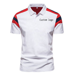 Polo de Golf Personalizado con Logotipo Impreso para Hombre, Camiseta Casual de Manga Corta de Alta Calidad, Tejido de Punto Sólido, Diseño en Blanco - Product Image 3