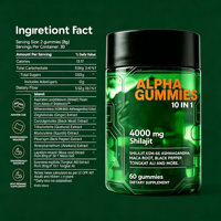 Gummies OEM Naturelles 10-en-1 au Shilajit pour le soutien de la détoxification corporelle et de l'immunité avec Maca – Vente en gros, Fabricant sur mesure, Approvisionnement direct