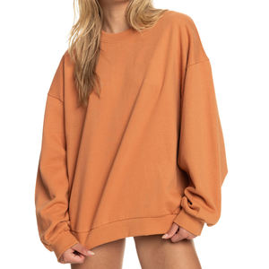 Sweat-shirt à capuche décontracté pour femme, col rond, en molleton, 100% coton, imperméable, respirant, hiver, logo au dos - Product Image 1