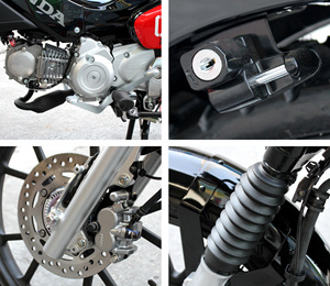 <span class=keywords><strong>Venta</strong></span> Caliente Motocicletas de 110cc de Gasolina, Estilo Retro con Chasis Curvo, Inyección Electrónica - Product Image 6