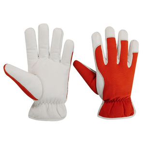 Guantes de montaje de tamaño personalizado para hombre, material de piel de cabra suave, guantes de seguridad con cierre de muñeca elásticos y transpirables - Product Image 1