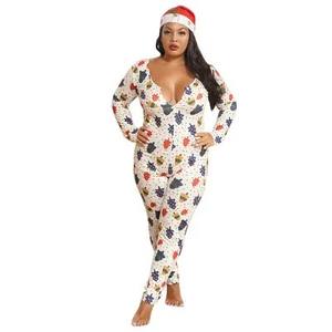 Respirant 100% coton femmes mode hiver polaire à capuche chaud Onesie combinaison haute qualité lavable en Machine moderne 2025 pour - Product Image 2