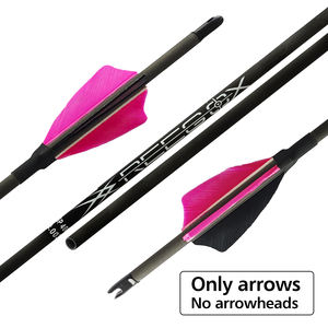 ID3.2/4.2/6.2 panah karbon murni panahan SP350 ~ SP1500 31 "panjang dapat disesuaikan 2.2" bulu Turki busur/busur campuran berburu - Product Image 4