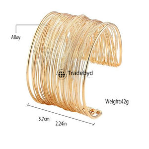 Designer Handmade <b>Boho</b> Style Copper Bangles for Girls and Women Tradebyd's Fashion Jewelry - Product Image 3