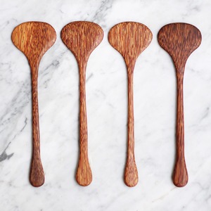 Nuevas herramientas de cocina, espátulas de madera de coco hechas a mano, espátula de madera duradera para utensilios de cocina - Product Image 4