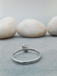 Custom Fancy Solitaire Sterling Silver Women's Engagement Wedding Anniversary Party Gift Diamond Ring Oval Cut VVS GIA Certified - Product Image 3