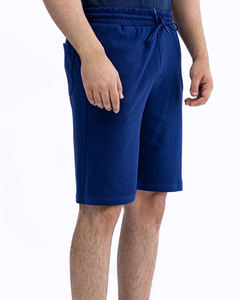 Pantalones cortos de entrenamiento deportivo informales de secado rápido azul marino para hombre de buena calidad, tela que absorbe la humedad para correr - Product Image 3