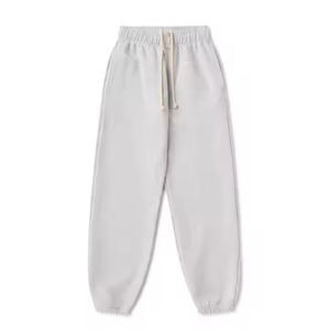 Pakistani Manufacturer Casual Breathable Eco-Friendly Winter Sweatpants Canvas Jogger <b>Drawstring</b> Wide Leg <b>Trouser</b> 100% Cotton - Product Image 1