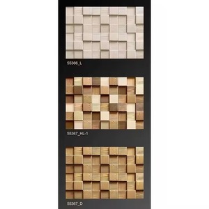 New 3D Mosaic Pattern Ceramic Wall Tiles 300x450mm 30x45cm 12x18inch Interior Decorative Design for Modern Wall Decor - Product Image 4