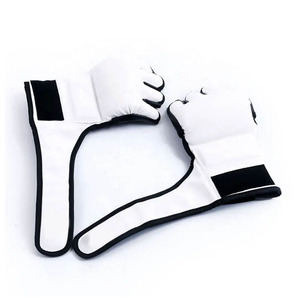 Gants de MMA professionnels avec poignées, protection UV, respirants, durables, en cuir, fermeture à lacets pour l'entraînement de kick-boxing - Product Image 4