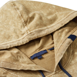 Sudaderas con capucha de lavado ácido para hombre con diseño de la mejor calidad de fábrica, sudaderas con capucha de algodón mezclado con lavado ácido para hombre - Product Image 4