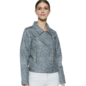 Chaqueta de cuero para mujer de estilo más nuevo, chaquetas de cuero informales, la mejor venta, chaqueta de cuero para mujer - Product Image 1