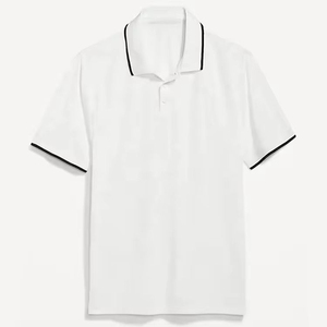 เสื้อยืดโปโลผู้ชายทรงสลิมฟิตเสื้อผ้าฝ้ายระบายอากาศได้ดีแบบลำลองสำหรับฤดูร้อน - Product Image 5