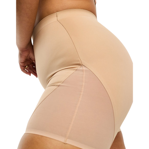 Shorts de Yoga con Paneles de Malla, Talla Grande, Cintura Alta, Tejido Elástico, Transpirable, Soporte para Ejercicio, Ropa Deportiva, Shorts de Gimnasio para Mujer - Product Image 4