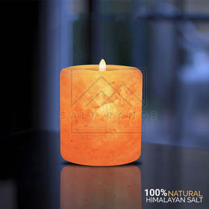 Lampe de sel de l'Himalaya avec logo personnalisé, dernier design, toucher réel, fabrication artisanale, décoration d'intérieur à vendre - Product Image 2