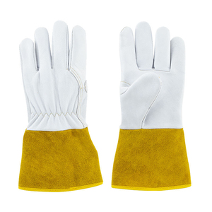 Guantes TIG para soldadura de precisión, movimiento de dedo fino, guantes de soldadura TIG a prueba de calor, material de piel de cabra suave, guantes de soldadura TIG - Product Image 1