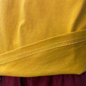 Couleur jaune bonne qualité vêtements pour hommes chemises grande taille haute rue Style été Streetwear coton Polyester O cou hommes chemises - Product Image 6