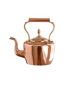 Tetera de cobre de diseño exclusivo con estilo antiguo para una exhibición de hogar premium o una presentación de té de inspiración vintage de lujo - Product Image 6