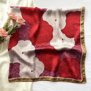 Soft Durable Threads <b>Silk</b> <b>Scarves</b> High Shine Lightweight <b>Silk</b> <b>Scarves</b> Ideal For Travel Work Or Events <b>Silk</b> <b>Scarves</b> - Product Image 1