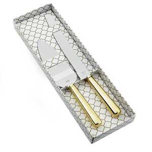 Contemporary best design <b>long</b> lasting metal cake server with sleek finished and sturdy grip for easy cake and pie serving - Product Image 6