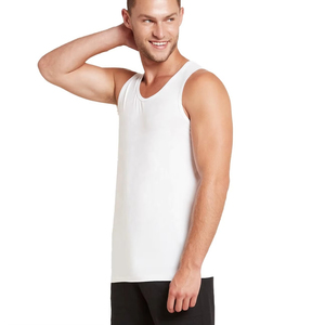Débardeur de sport pour homme, look fitness tendance, tissu doux, coupe extensible, confortable, léger, design durable, pour usage sportif - Product Image 3